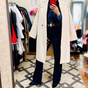 Winter white long Coat